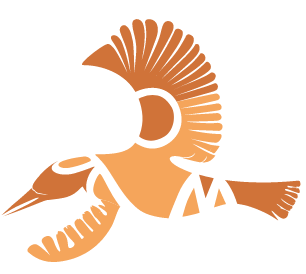 Orange kingfisher